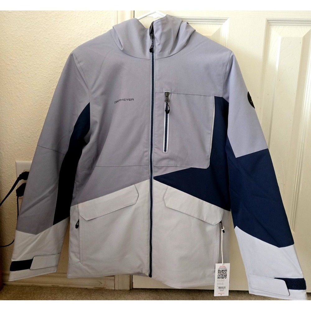 Obermeyer Waterproof Gage Ski Jacket Youth Large Moonstone NWT